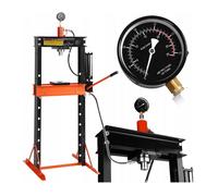 KD5875 Pressa Idraulica 20T Pressa Da Officina Con Manometro Cilindro Regolabile