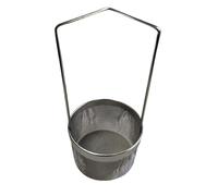 KD89 Cestino per immersione in acciaio inox, rotondo Ø 64 mm, per pulire parti di orologeria e parti di precisione., grigio