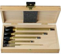 KD89 Horotec MSA02.027 - Mandrini in ottone, 4 teste quadrate e 1 testa rotonda, ottone