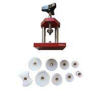 KD89 Horotec MSA07.105 - Attacco per orologiaio per chiudere i fondi di scatola di orologi a pressione, fornito in cofanetto con 9 stecche a vite, rosso