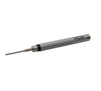 KD89 HOROTEC MSA10.533 - Strumento a caccia-perni con manico in ottone eloxato e incudine in acciaio inossidabile, con 11 caccia-perni.