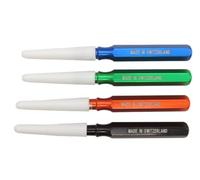 KD89 Horotec MSA17.000-04 - Assortimento di 4 picche-olio svizzero in alluminio, multicolore