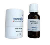 KD89 Set di lubrificanti Swiss Made, Microgliss D5 Moebius 20 ml + olio fine 9010 2 ml - Orologi