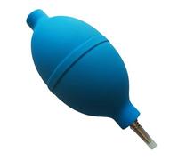 KD89 Soffietta di Horloger in PVC a forma di pera con ugello sottile, per soffiare la polvere, punta in PVC con valvola di fondo, per tutti i lavori di precisione, blu