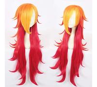 KDA K/DA Miss Fortune Parrucca Cosplay 80 cm Resistente al calore Capelli sintetici Perucas Cosplay Star Guardian The Bounty Hunter Parrucca costume