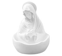 KDAMGOQE Titolare del rosario, 3.9x4.3x5, 1 pollici in resina virgin Mary Statue, Madre Maria statua per doni cattolici decorazioni per la casa religiosa