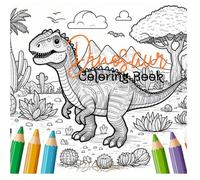 KDArtStudio Dinosaur Coloring Book: Unleash Your Inner Paleontologist: Explore the Prehistoric World with Our Engaging Dinosaur Coloring Book!