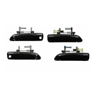 Kdbcet Maniglia Porta Laterale Esterna Auto Per Civic 2001 2002 2003 2004 2005 4Pz/lotto Anteriore E Posteriore Esterno Maniglie Per Porte Set Nero