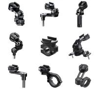 Kdbcet Supporto Navigazione Moto Supporto Manubrio A Tre Punte Specchietto Retrovisore Moto Supporto Telefono Navigatore Supporto Manubrio(Handlebar Mount-A)