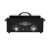 KDbinytt Sterilizzatore per strumenti, sterilizzatore autoclave, riscaldamento ad alta temperatura da 300 W, camera in acciaio inox da 1,5 l, 122 - 428 °F e timer da 0 - 60 minuti, con controllo della