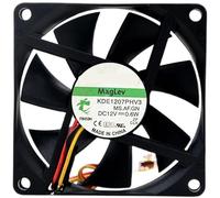KDE1207PHV3 MS.AF.GN DC 12V 0.6W 70x70x15mm ventola di raffreddamento server a 3 fili
