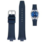 KDEGK FKM Fluoro Cinturino in gomma per Citizen TSUYOSA Collezione NJ0150 NJ0151ME Cinturini Uomo Donna Bracciale colorato(Sapphire)