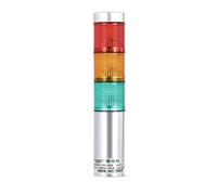 KDEGK Luce LED in miniatura spia 1/2/3/4/5 strati sirena vocale impermeabile 12V24V220V per apparecchiature allarme sonoro con cicalino (costante 24 V 3 strati)