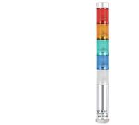 KDEGK Luce LED in miniatura spia 1/2/3/4/5 strati sirena vocale impermeabile 12V24V220V per apparecchiature allarme sonoro con cicalino (costante 24 V 5 strati)