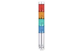 KDEGK Luce LED in miniatura spia 1/2/3/4/5 strati sirena vocale impermeabile 12V24V220V per apparecchiature allarme sonoro con cicalino (costante 24 V 4 strati)