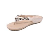 Kdemeng Pantofole per donna Flip Flops Sandali Slides, estate Pantofole in pelle per doccia Bagno Piscina Spiaggia