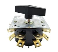 KDH-63/2 - Interruttore universale a 16 terminali, 8 posizioni, 63 A, 380 VAC, 2 strati, 1 pz