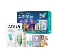 KDH ANUA GLOW SKIN DISCOVERY SET (PDRN MASK 3EA + PDRN SERUM 10ML + OLIO DETERGENTE 20ML + SCHIUMA CELANSANTE 25ML + TONER RISO 40ML + FOTOCARD)