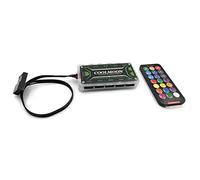 kdjsic COOLMOON RGB Remote Controller DC12V 5A LED Color Intelligent Controller con 10X 6pin Fan Port 2 X 4pin Light Bar Port