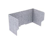 Kdjuope Partizione da Ufficio Passacavi | Rivestimento Esterno in Feltro, Schermo per Privacy da Scrivania, Portatile, Area Studio, Professionisti, Studenti, 80cm, Stile E