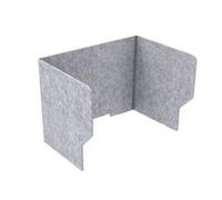 Kdjuope Partizione da Ufficio Passacavi | Rivestimento Esterno in Feltro, Schermo per Privacy da Scrivania, Portatile, Area Studio, Professionisti, Studenti, 60cm, Stile C
