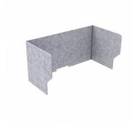 Kdjuope Partizione da Ufficio Passacavi | Rivestimento Esterno in Feltro, Schermo per Privacy da Scrivania, Portatile, Area Studio, Professionisti, Studenti, 100cm, Stile B