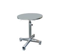 Kdjuope Supporto Rotante per Verniciatura Supporto Girevole Piattaforma Tavolo Rotante Colonna Centrale Rinforzata in Acciaio Inossidabile per Lavorazioni di, Diametro 40cm Altezza 50-80cm Regolabile