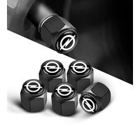 KDKDJ Auto Tappi Valvole Pneumatici per Opel Crossland Grandland Insignia, Tappi Parapolvere Pneumatici Auto Tappi Ruote Auto Tappini Gomme Auto con Guarnizione Accessori per Pneumatici,A