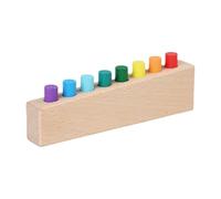 kdkskss Giochi per Motricità Fine | Gioco per Lo Sviluppo della Coordinazione Occhio-Mano,Tavoletta Colorata in Legno con Pioli - per Bambini Maschi Casa Scuola Materna Asilo