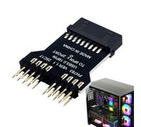 kdkskss Header Di Espansione 9 Pin Per Scheda Madre, Scheda Di Espansione 19 Pin USB 3.0 Per Scheda Madre Con Doppia Interfaccia 9 Pin USB 2.0, Adattatore Connettore HUB con Moltiplicatore di Porte ed