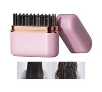 kdkskss Piastra Per Capelli - Batteria dalla Lunga Durata con 3 Temperature - Spazzola Styling e Piastra per Capelli con Pettine,Per Viaggio E Pendolari Donne Signore Ragazze Fidanzata Madre
