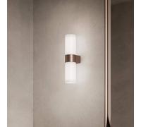 kdln Applique Pastilla, bronzo, altezza 36 cm, vetro kdln