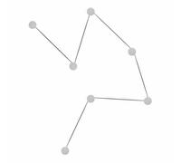 Kdln Azou Lampada a Parete - Promo Azou 7 Bianco marmo Canopy con driver incluso