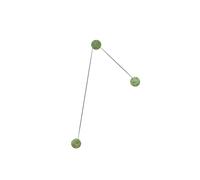 Kdln Azou Lampada a Parete - Saldi Azou 3 Verde onice Plug kit dimmer