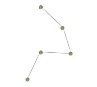 Kdln Azou Lampada a Parete - Saldi Azou 5 Verde onice Plug kit dimmer