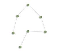 Kdln Azou Lampada a Parete - Saldi Azou 7 Verde onice Plug kit dimmer