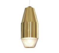 kdln Lampada a sospensione Yuma, color ottone, Ø 11 cm kdln