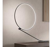 kdln lampada da tavolo LED Poise, nero, altezza 109 cm, dimmerabile kdln