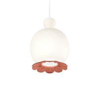 kdln Opyo lampada a sospensione, rosa corallo, Ø 22 cm, vetro kdln