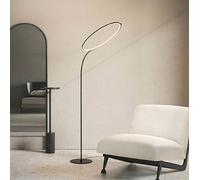 kdln piantana LED Poise, nero, altezza 196 cm, dimmerabile kdln