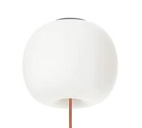 kdln plafoniera Kushi XL, color rame/bianco, Ø 43 cm, vetro kdln