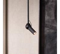 kdln plafoniera LED Bird, nera, Ø 11 cm, metallo kdln