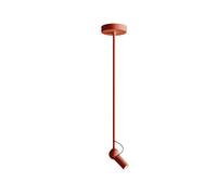 Kdln plafoniera LED Bird, rossa, Ø 11 cm, metallo kdln