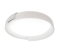 kdln plafoniera LED Dala, bianco/bianco, Ø 87 cm, dimmerabile kdln