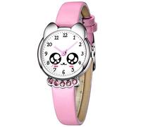 KDM Orologio Bambina Didattico Quarzo: Compagno Affidabile per la Routine Scolastica per Ragazza - Dalle Verifiche alle Feste - Regalo di Graduzione 3-12 Anni