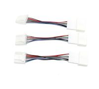 KDMOWHON Interruttore alzacristallo elettrico singolo automatico con retroilluminazione via cavo compatibile con Toyota RAV4 RAV 4 Corolla CHR Avalon Levin(3pcs cable)