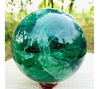 KDMYXBFZI Cristallo grezzo, sfera di fluorite verde sfera di cristallo al quarzo pietra cristallo di quarzo (600-650g)