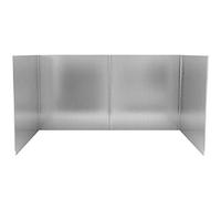KDOQ Paraspruzzi Paraspruzzi Paraolio da Parete Gadget da Cucina Pieghevole in Acciaio Inox Antispruzzo per Utensili da Cucina Paraspruzzi 3 Lati Paraspruzzi Paraspruzzi