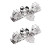 Kdouehg 2PCS Porta Scopa Attaccapanni per Mop Perforazione Ventosa Portasciugamani Parete per Bagno, Cucina, Ufficio