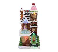Kdouehg Illuminare Le Case di Neve con Decorazioni Natalizie Luminose a LED per la Casa Natale Story Houses Village B